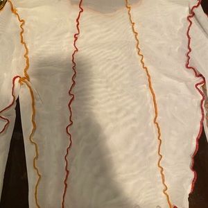 sheer long sleeve